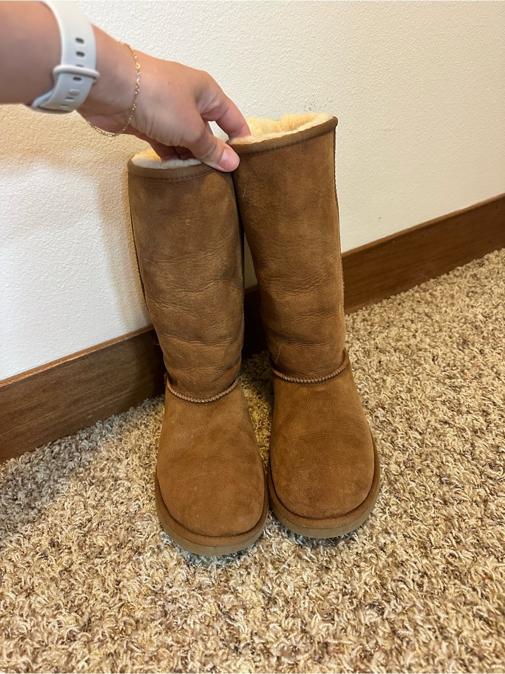 Kids Classic Tall Chestnut Ugg Boots